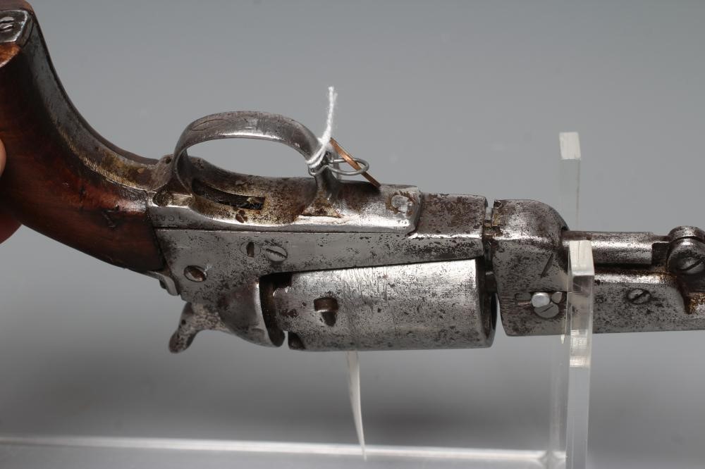 A COLT .35CAL PERCUSSION REVOLVER with 5 3/4" barrel, five shot cylinder, swivel ram and two piece Image