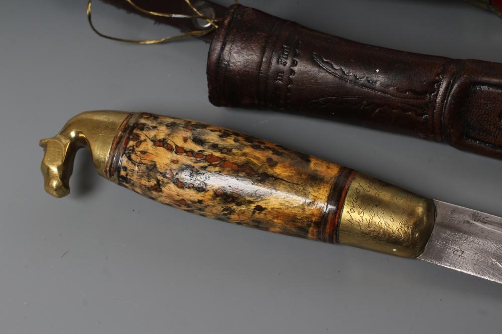 THREE SCANDINAVIAN HUNTING KNIVES Image