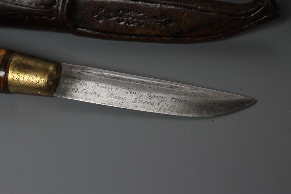 THREE SCANDINAVIAN HUNTING KNIVES Image