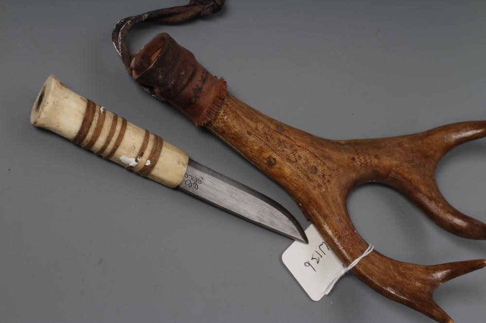 THREE SCANDINAVIAN HUNTING KNIVES Image