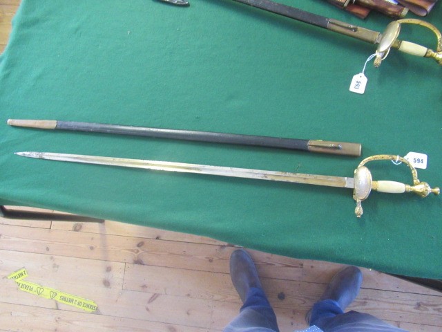 A 1796 PATTERN INFANTRY OFFICER'S SWORD Image