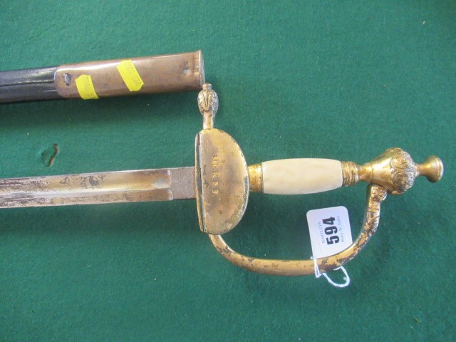 A 1796 PATTERN INFANTRY OFFICER'S SWORD Image
