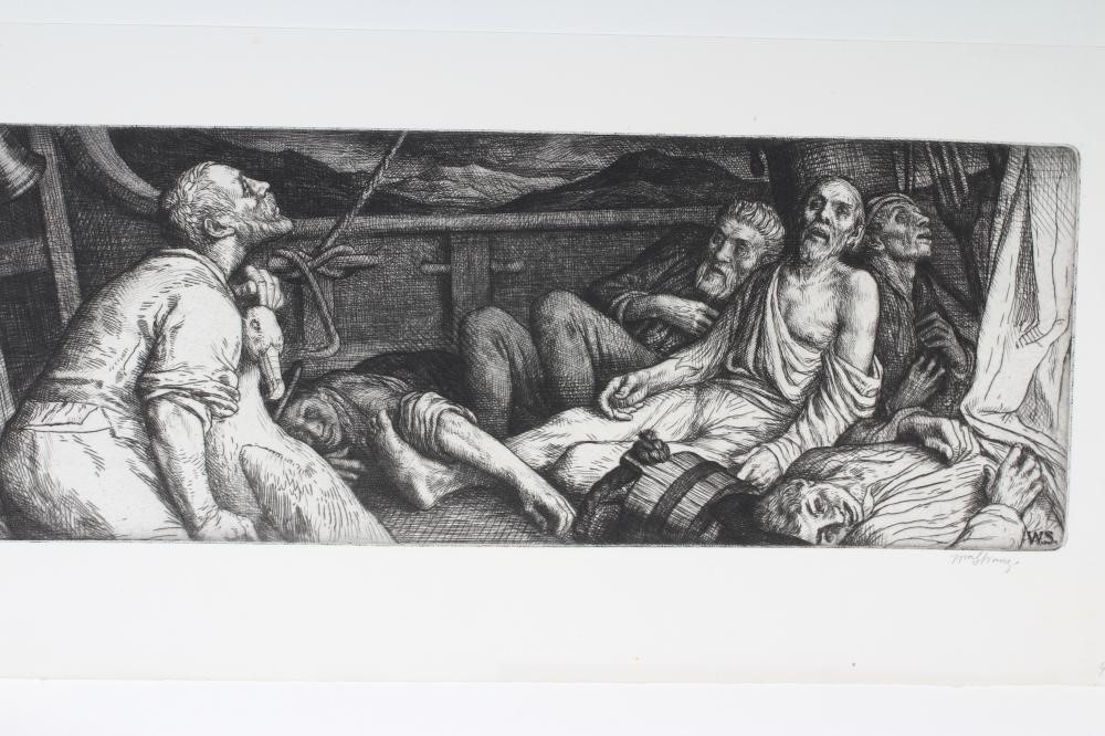 WILLIAM STRANG RA (Scottish 1859-1921) The Rime of the Ancient Mariner Image