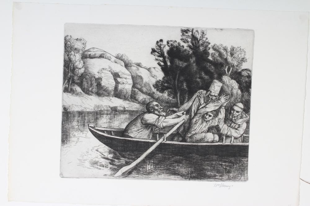 WILLIAM STRANG RA (Scottish 1859-1921) The Rime of the Ancient Mariner Image