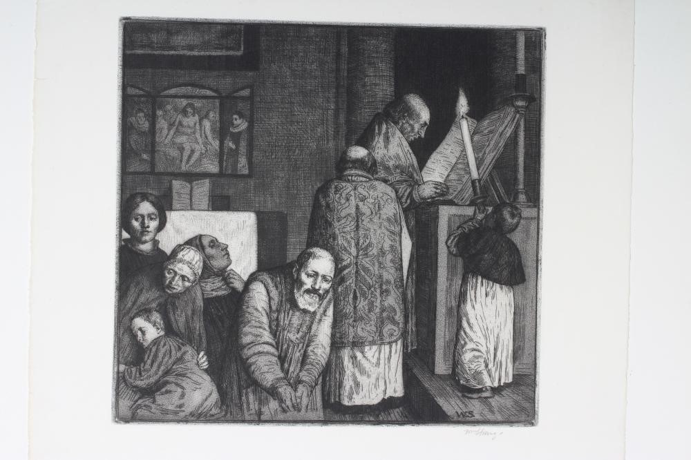 WILLIAM STRANG RA (Scottish 1859-1921) The Rime of the Ancient Mariner Image