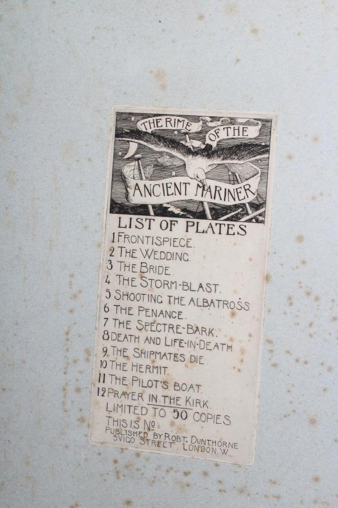 WILLIAM STRANG RA (Scottish 1859-1921) The Rime of the Ancient Mariner Image
