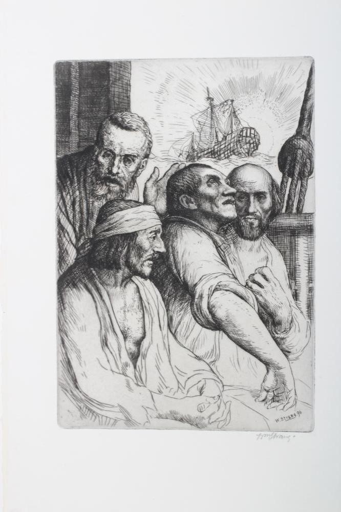 WILLIAM STRANG RA (Scottish 1859-1921) The Rime of the Ancient Mariner Image