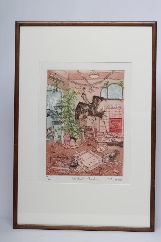 CHRIS ORR (b.1943) "Vulture's Christmas" Image