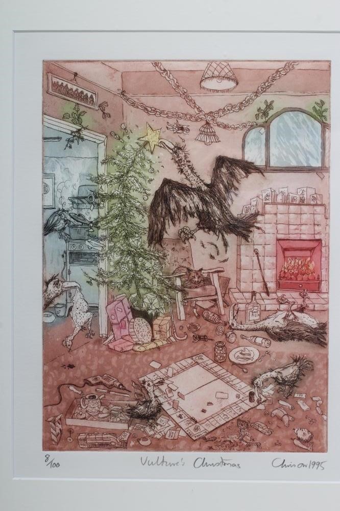 CHRIS ORR (b.1943) "Vulture's Christmas" Image