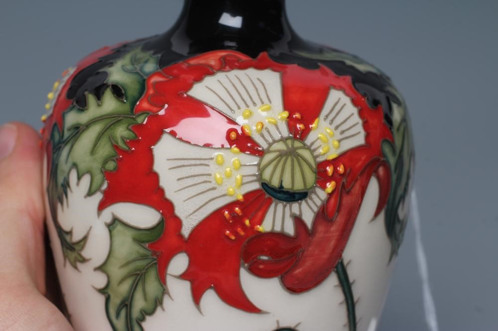 A MOORCROFT POTTERY VICTORIA CROSS PATTERN VASE Image