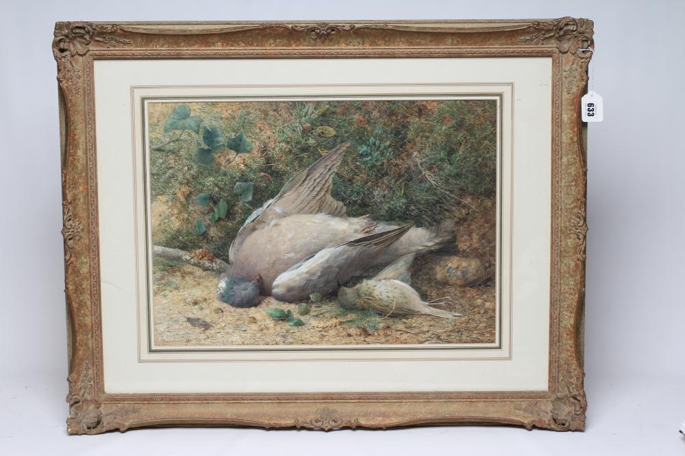 HARRY SUTTON PALMER (1854-1933) Still Life with Game Birds, watercolour heightened with white, Image