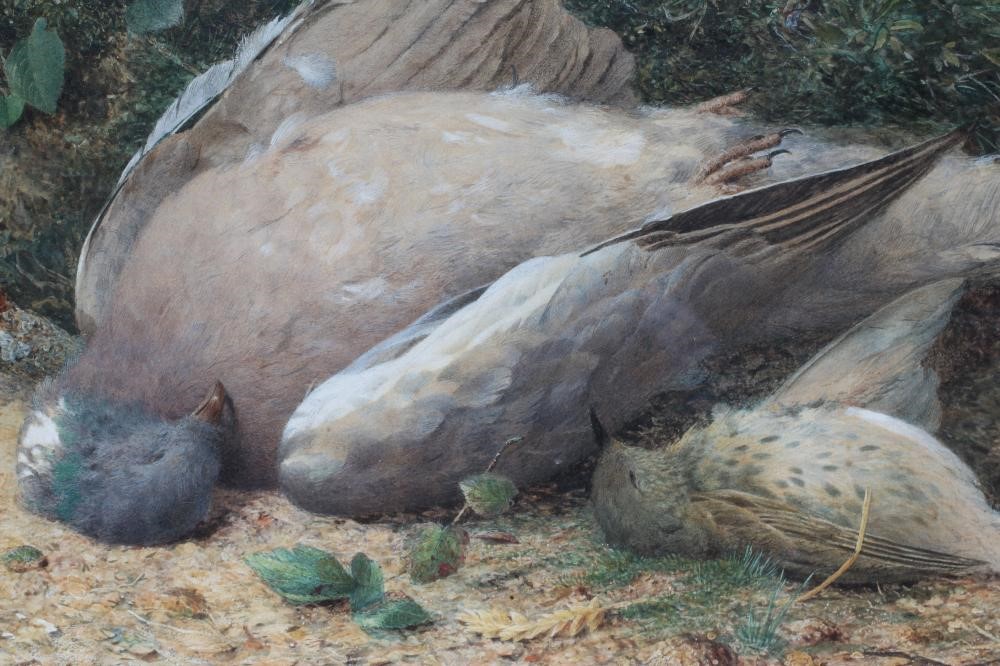 HARRY SUTTON PALMER (1854-1933) Still Life with Game Birds, watercolour heightened with white, Image