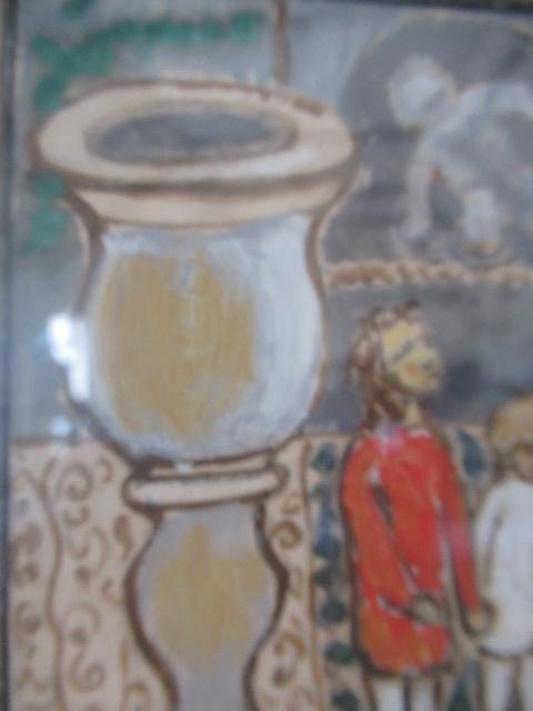 CHARLES S HIGGINS PIC (1893-1980) Children in a Garden Image