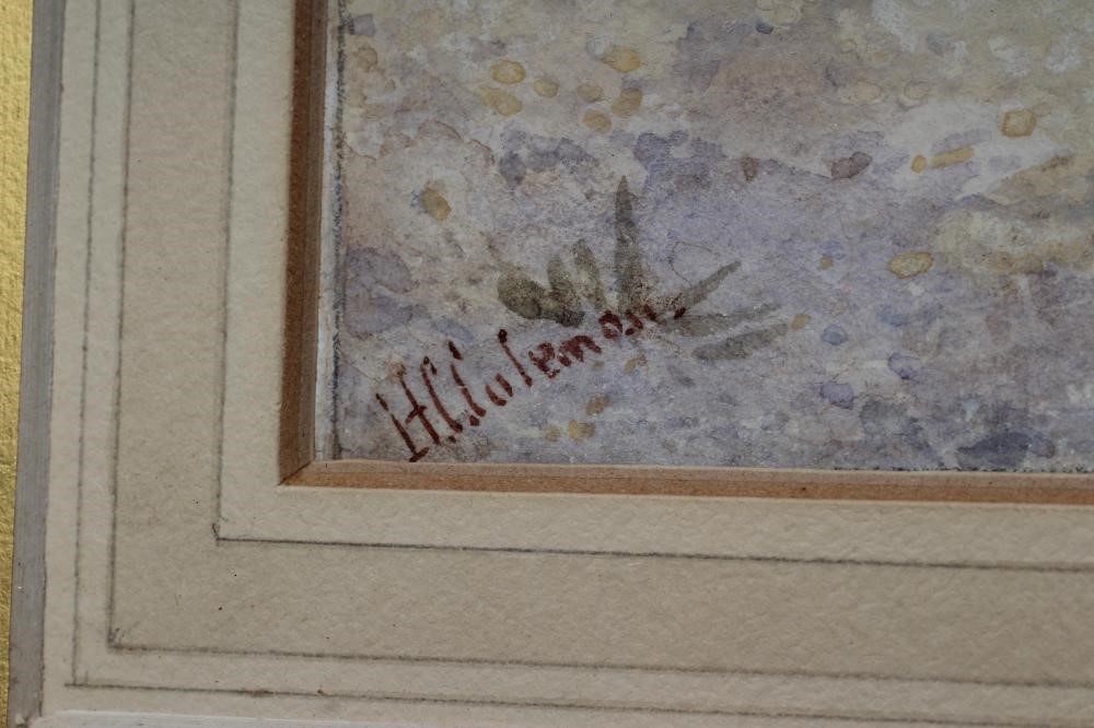 HELEN CORDELIA ANGELA COLEMAN R.S.W. (1847-1884) "Pinks", watercolour, signed, Rodman's Gallery Image