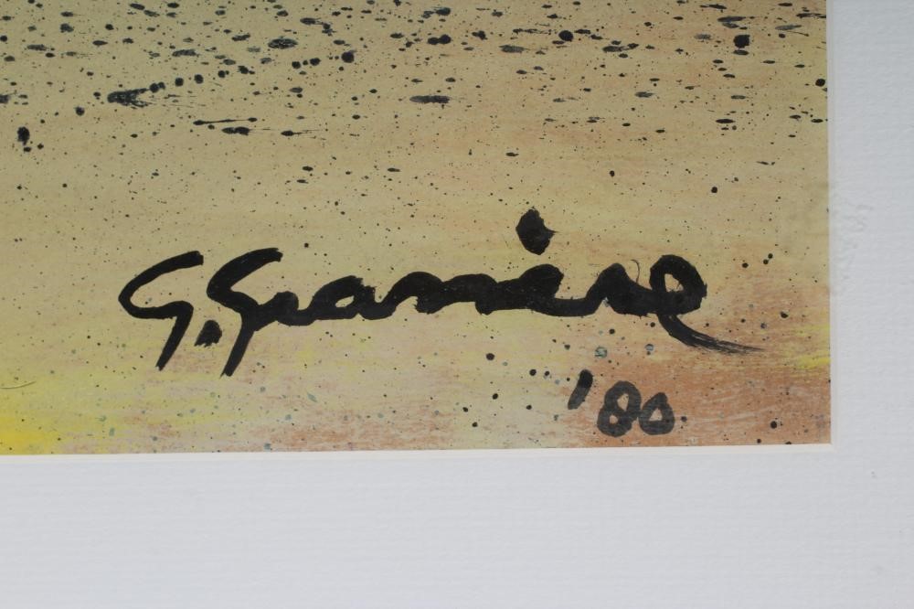 GERARD GRASSERE (Dutch 1915-1994) Abstract composition untitled, gouache, signed and dated (19)80, Image