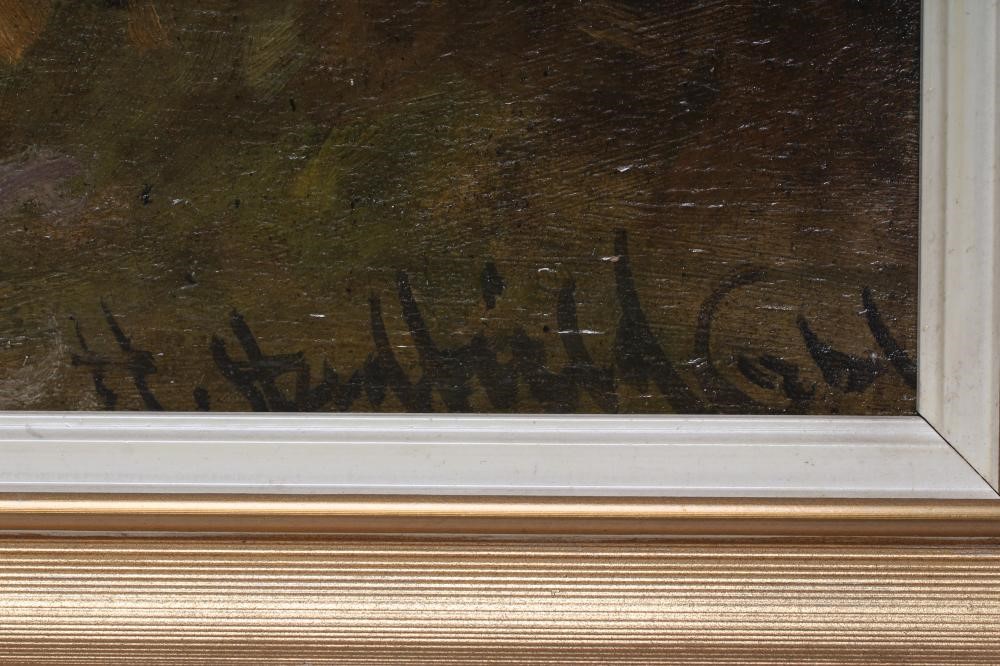 HENRY HADFIELD CUBLEY (1858-1934) "Morning Mists Barmouth", oil on board, signed, inscribed to Image