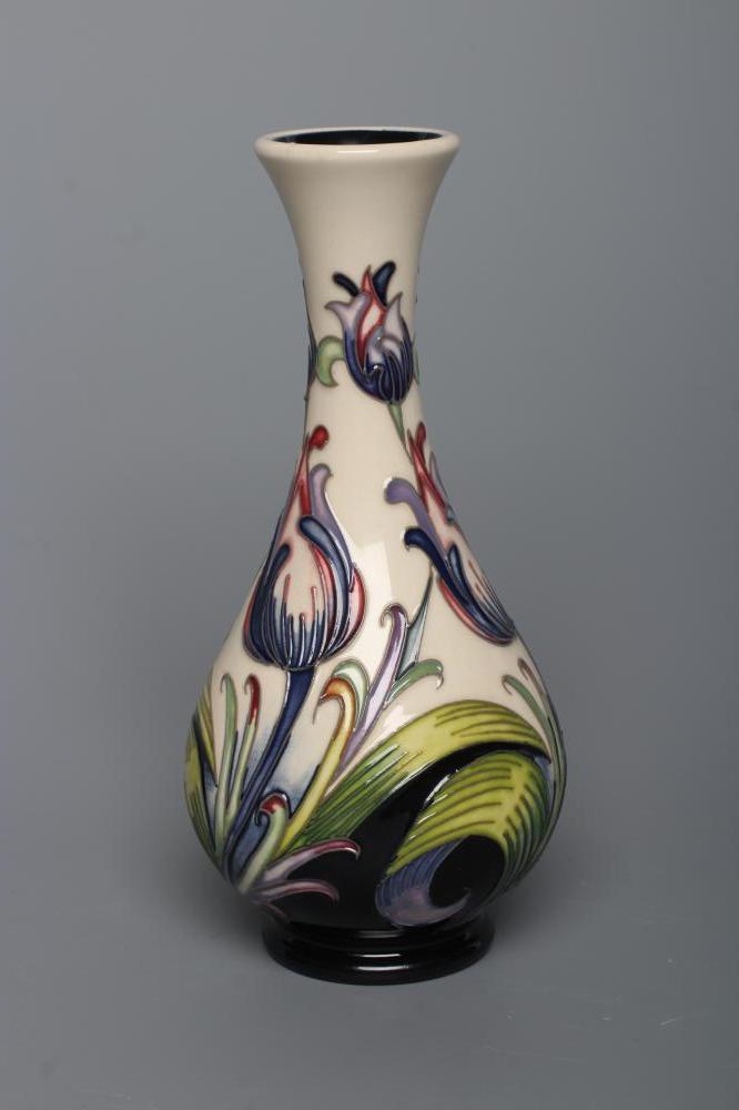A MOORCROFT POTTERY DEBBIE'S DREAM PATTERN VASE Image