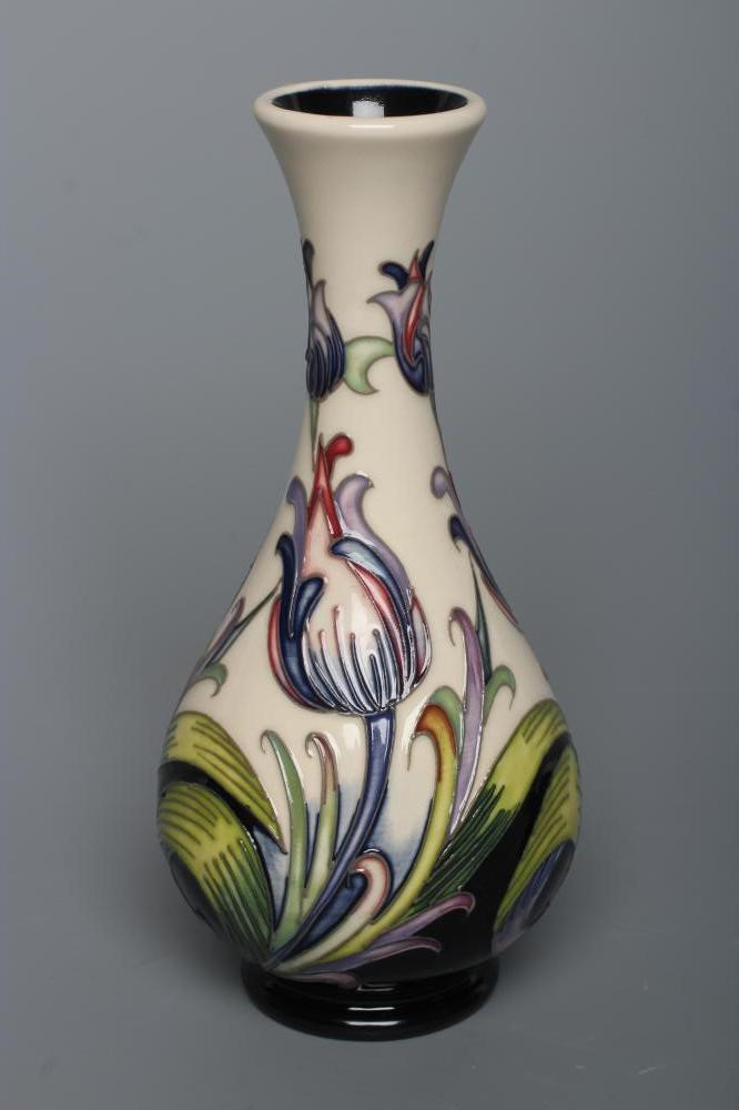 A MOORCROFT POTTERY DEBBIE'S DREAM PATTERN VASE Image