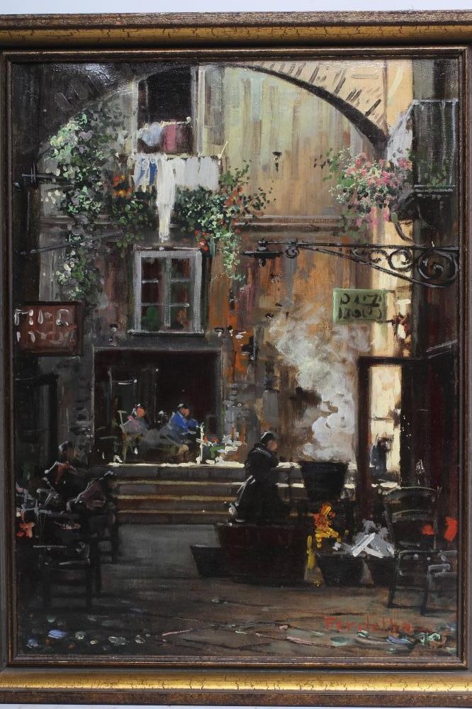 MARIO FERDELBA (Italian 1897-1971) Street Scenes Alassio Image