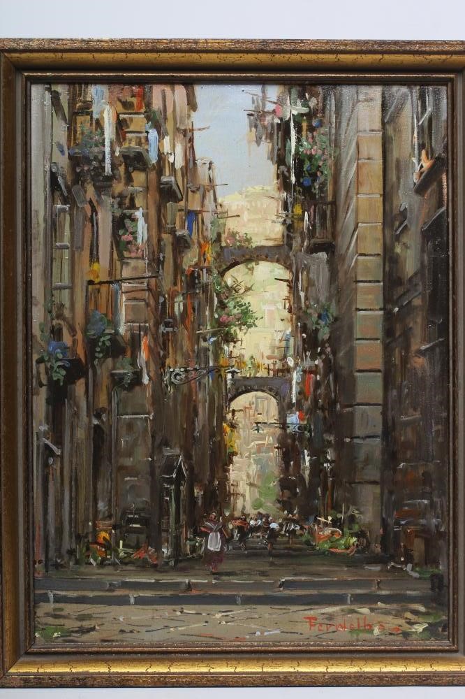 MARIO FERDELBA (Italian 1897-1971) Street Scenes Alassio Image