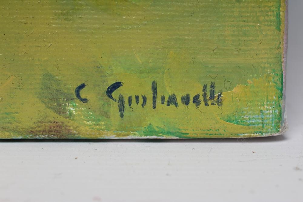 CLAUDIO GIULIANELLI (Italian b.1956) The Flute Player, oil on canvas, signed, 27 1/2" x 19 1/2", Image