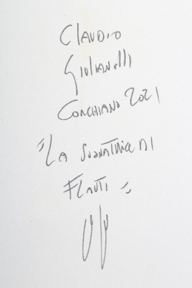 CLAUDIO GIULIANELLI (Italian b.1956) The Flute Player, oil on canvas, signed, 27 1/2" x 19 1/2", Image