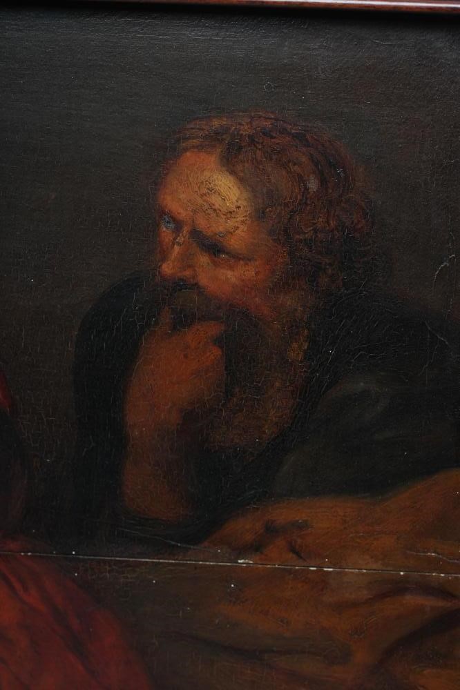 AFTER PETER PAUL RUBENS (1577-1640), 19th century, "Madonna with the Parrot", oil on board, Image