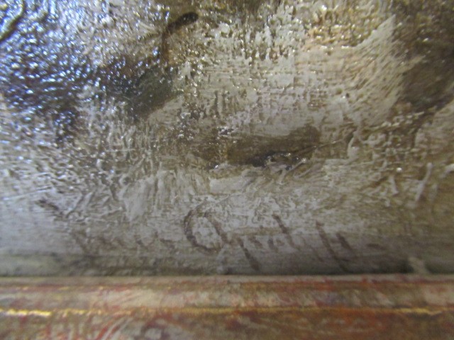 ATTRIBUTED TO LOUIS APOL (Dutch 1850-1936) Winter Snowscene at Dusk, oil on canvas, indistinctly Image