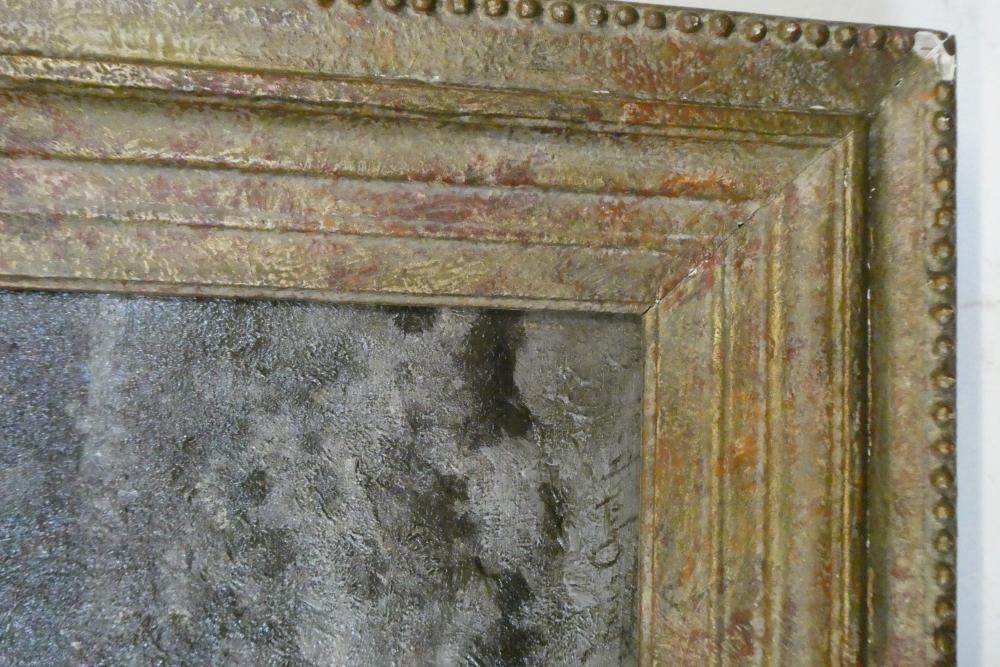 ATTRIBUTED TO LOUIS APOL (Dutch 1850-1936) Winter Snowscene at Dusk, oil on canvas, indistinctly Image