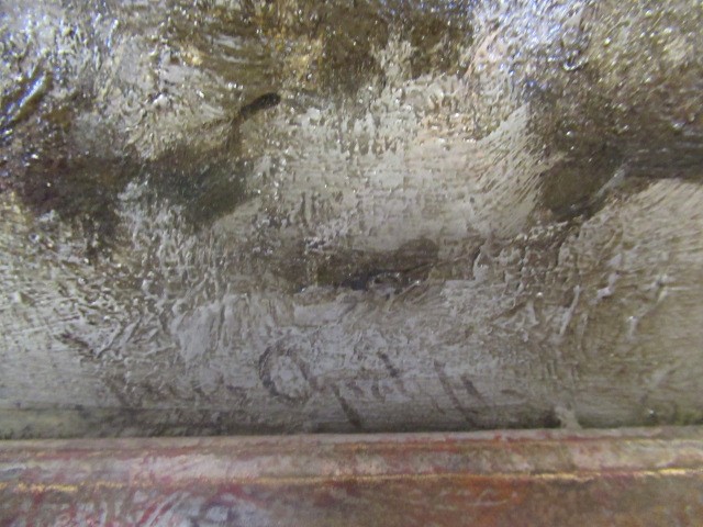 ATTRIBUTED TO LOUIS APOL (Dutch 1850-1936) Winter Snowscene at Dusk, oil on canvas, indistinctly Image