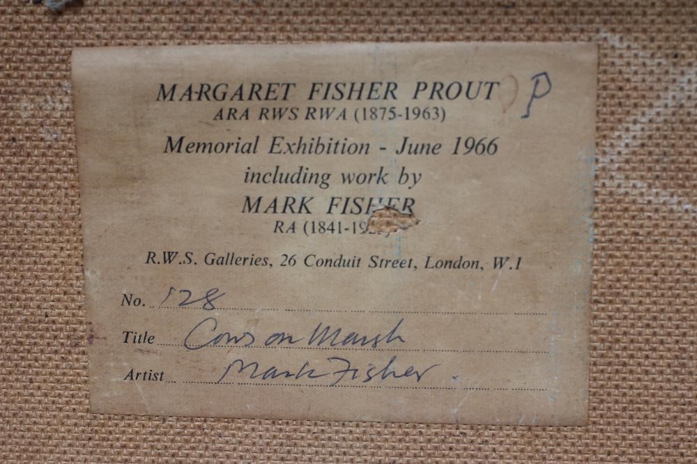 MARK WILLIAM FISHER (1841-1923) Cattle Resting in a Meadow Image