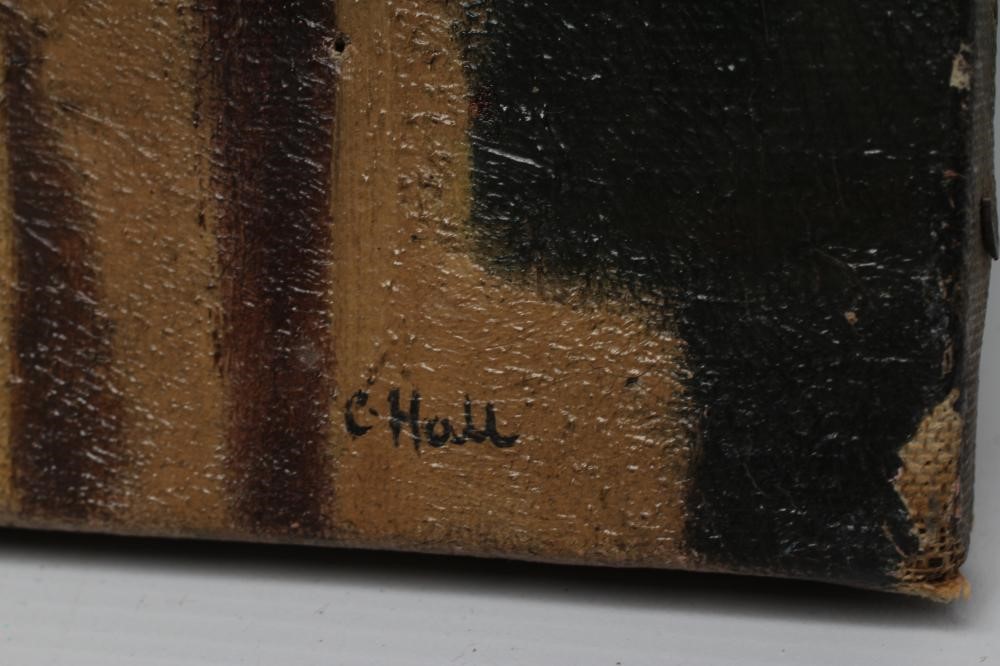 CLIFFORD HALL (1904-1973) Figures in an Interior Image