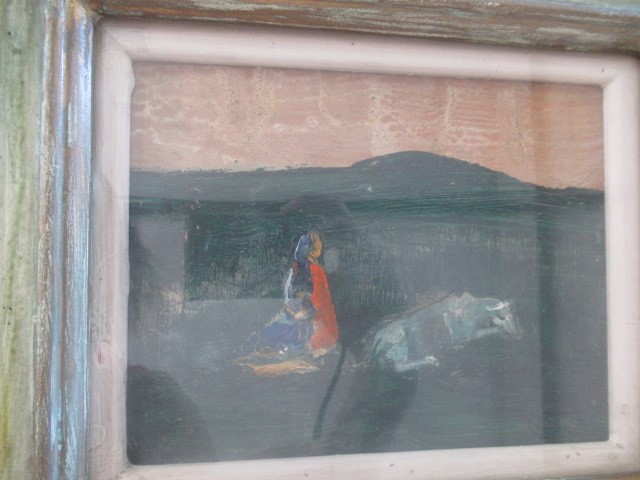 CHARLES S HIGGINS PIC (1893-1980) The Sick Cow Image