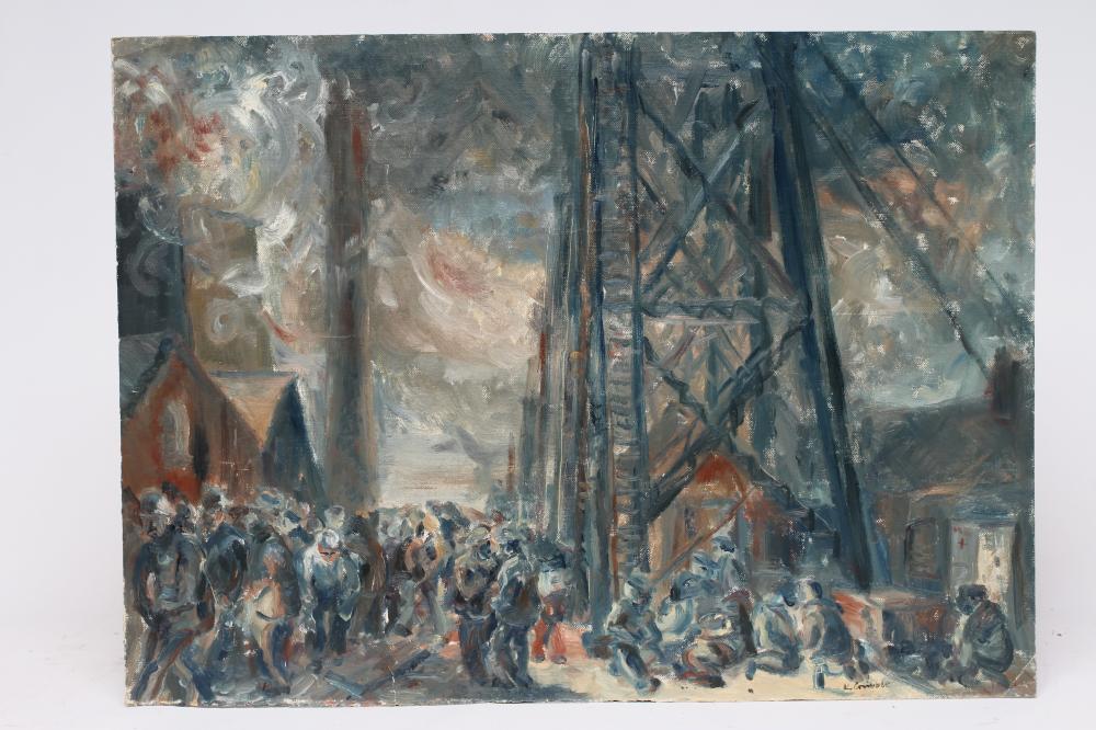 KENNETH JAMES GRIBBLE (1914-1989) "Day Shift Off." Image