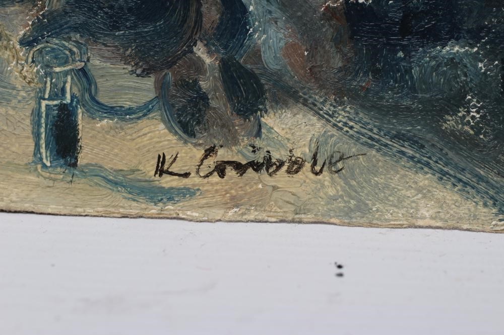 KENNETH JAMES GRIBBLE (1914-1989) "Day Shift Off." Image