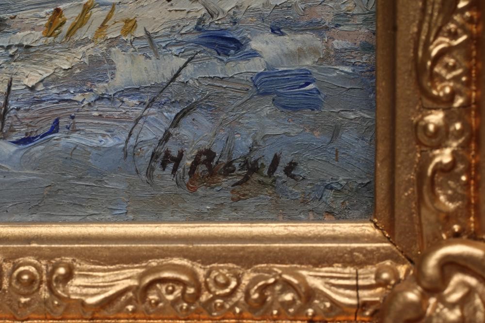 HERBERT F. ROYLE (1870-1958) "Winter Askham Village" Image