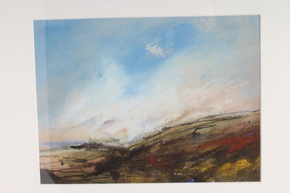 KATHERINE HOLMES (b.1962) "The River Aire near Airton" and "Summer Sky over Arkengarthdale" Image