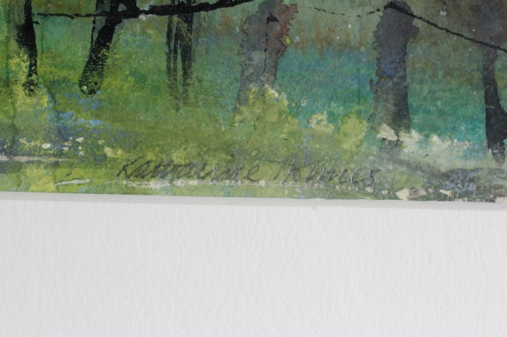 KATHERINE HOLMES (b.1962) "The River Aire near Airton" and "Summer Sky over Arkengarthdale" Image