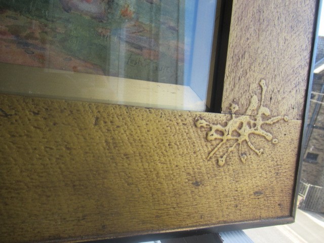 LESTER SUTCLIFFE (1848-1933) Summer Evening Camp Fire, watercolour, signed, 9" x 13", contemporary Image