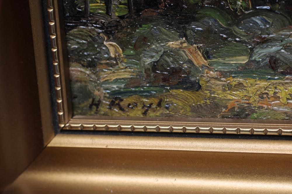 HERBERT F. ROYLE (1870-1958) "Hay Harvesting in Wharfedale" Image