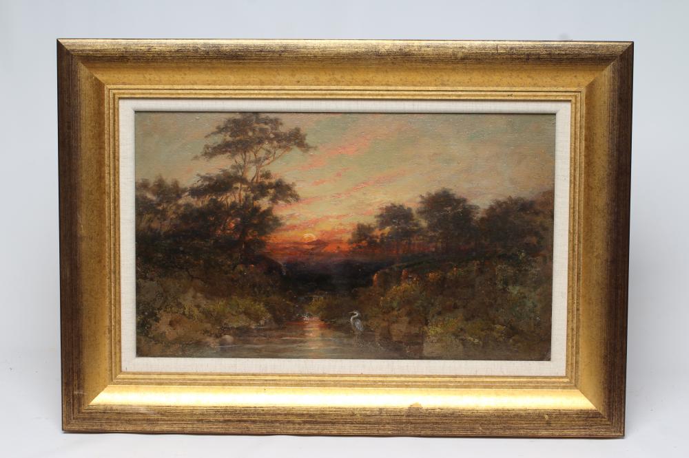 Samuel lawson booth (18361928) "bolton wood", oil on board, signed