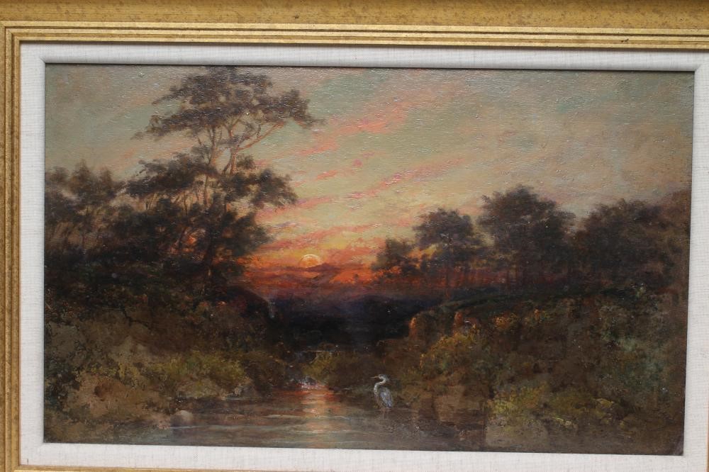 Samuel lawson booth (18361928) "bolton wood", oil on board, signed