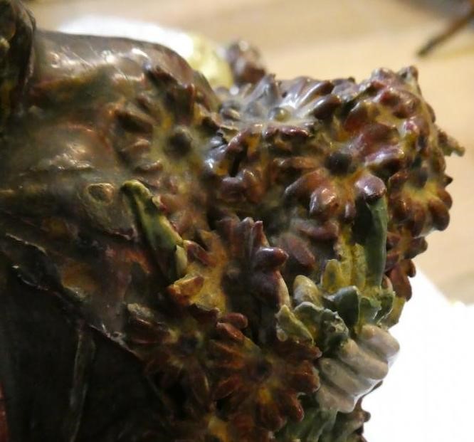 SIDNEY KEATS COPE - a pair of slip cast pottery figures in the style of Charles Vyse Image