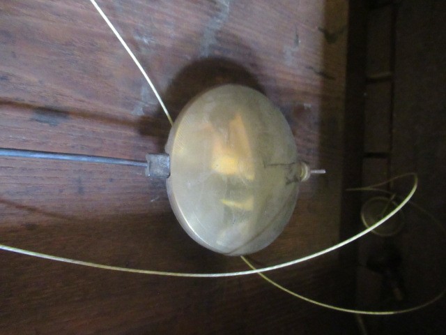 A MAHOGANY DROP DIAL WALL TIMEPIECE by John Wood Image