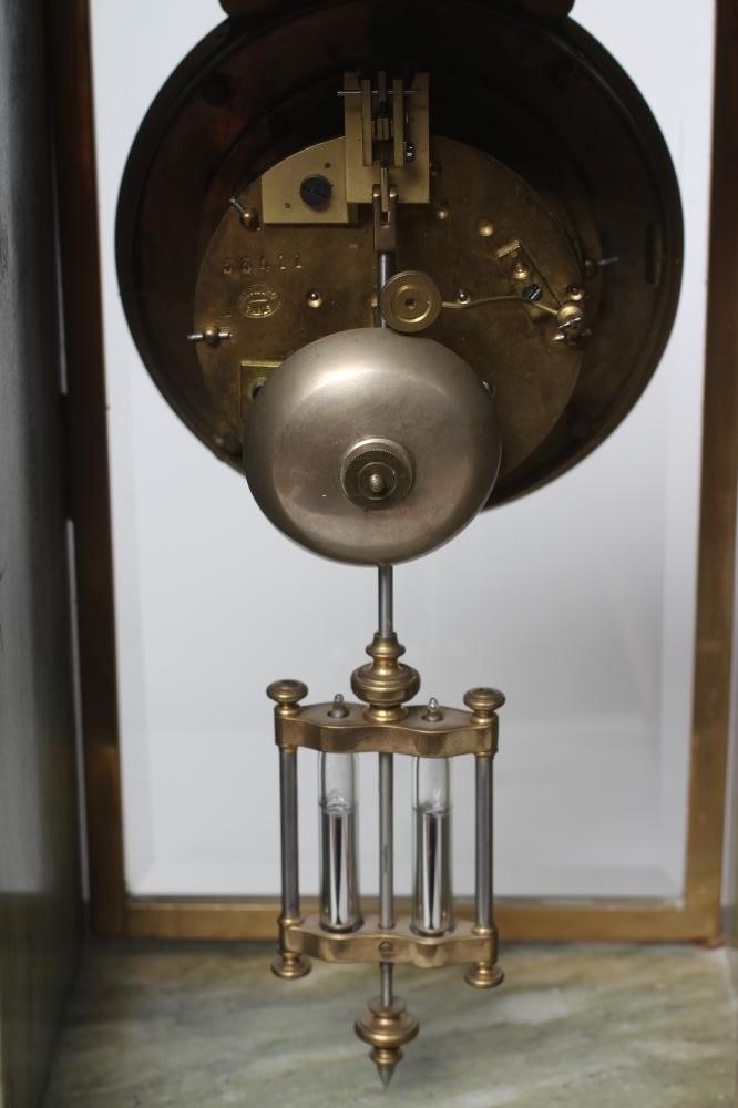 A FRENCH MARBLE MANTEL CLOCK Image