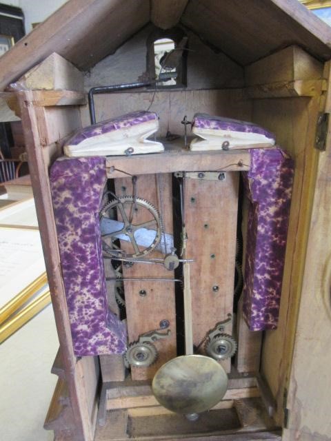 A BLACK FOREST TABLE CUCKOO CLOCK Image