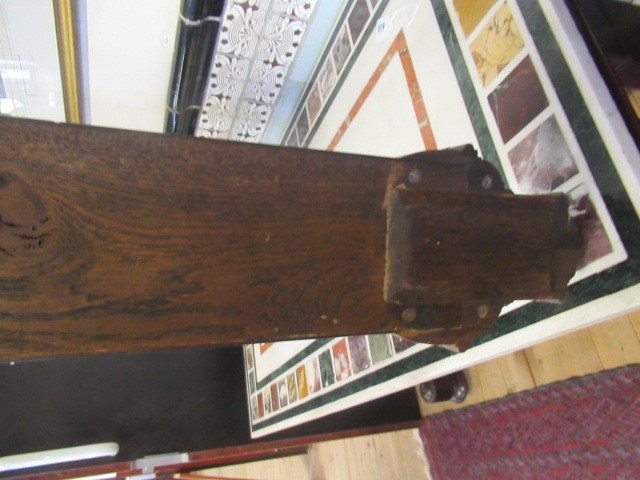 A BURR WALNUT STICK BAROMETER Image