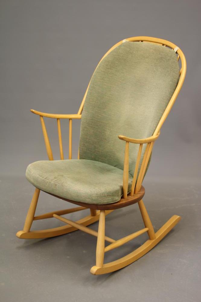 AN ERCOL ROCKING CHAIR Image