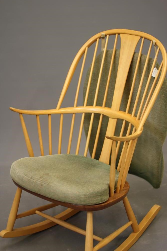 AN ERCOL ROCKING CHAIR Image