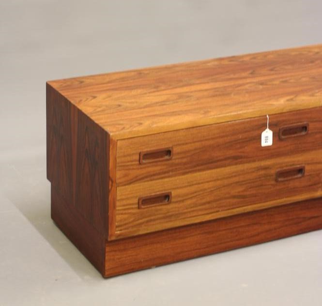 POUL HUNDEVAD (1917-2011) a Danish rosewood low chest Image